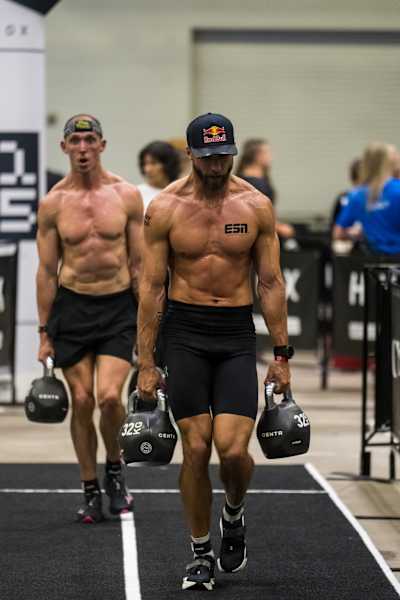 Alexander Roncevic tritt bei der Hyrox-Weltmeisterschaft in Chicago, USA, am 12. Juni 2025 bei der Elite 15 der Männer an.