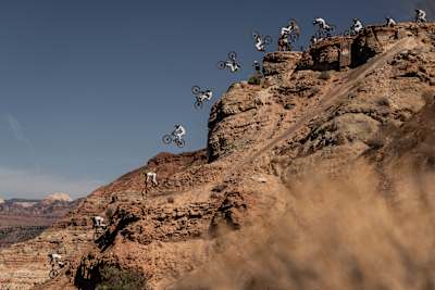 Tom Van Steenbergen at Red Bull Rampage 2024 in Virgin, Utah