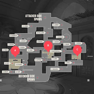 Lotus Map in Riot Games's VALORANT.