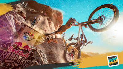 Promotional image of Red Bull Rampage in the forthcoming video game Riders Republic by Ubisoft.