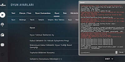 ESC tuşunun altında bulunan “è” tuşuna basarak konsolu açabilirsiniz.