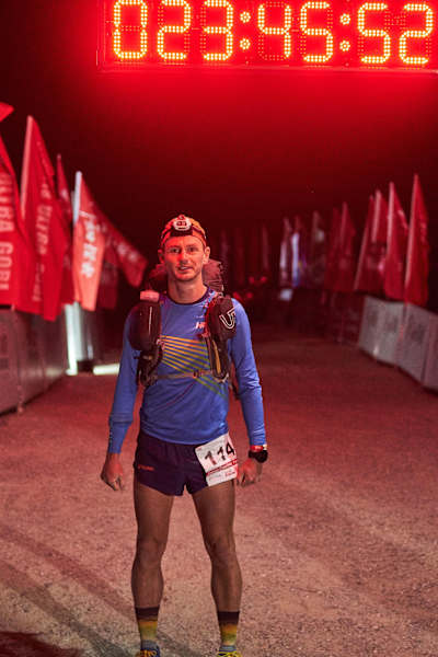 A fresh-faced Poole ahead of one of the world's hardest races