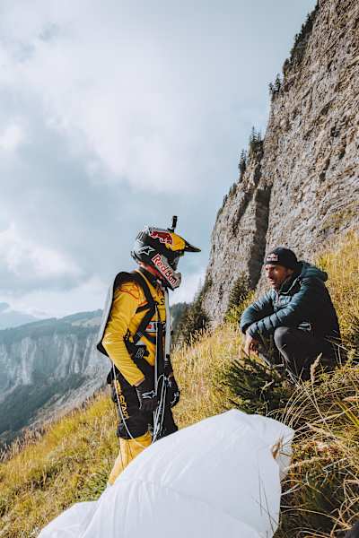 Fred Fugen of Soul Flyers has overseen Tom Pagès preparations, training the FMX star to become a seasoned BASE Jumper.
