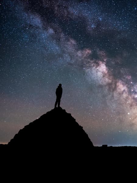 The majesty of the night sky as seen from Dunkery Beacon