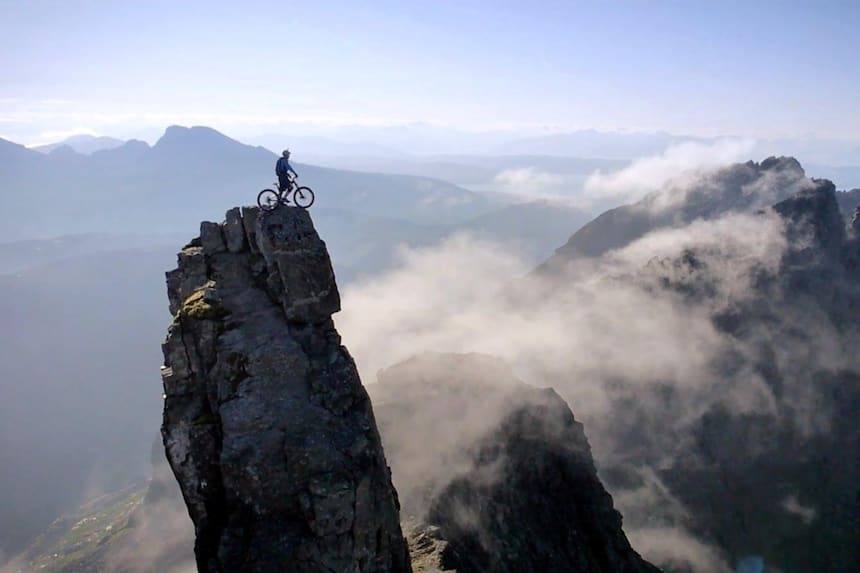 top of the world mountain bike trail