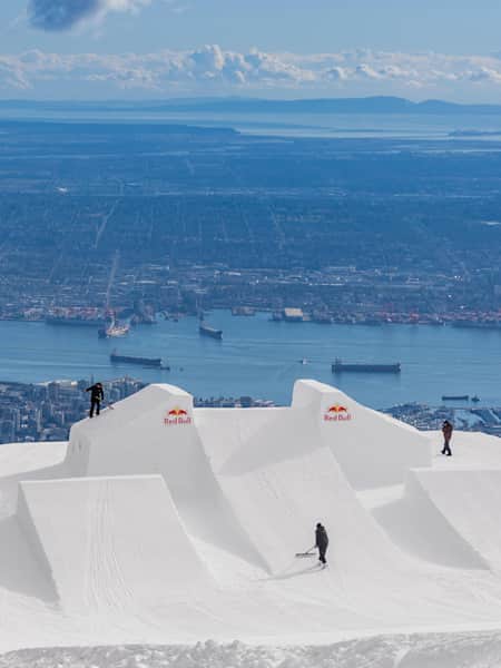 Snow park for Red Bull Uncorked