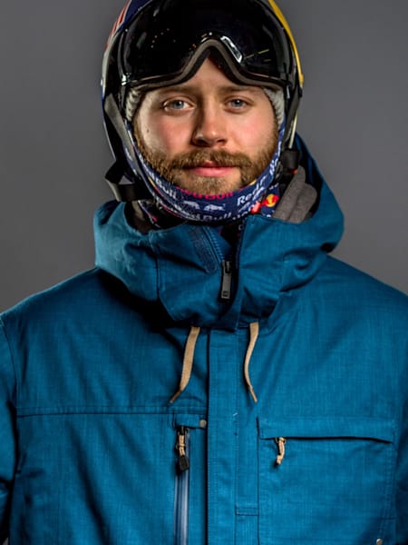 British snowboarder and Olympian Billy Morgan poses for a portrait