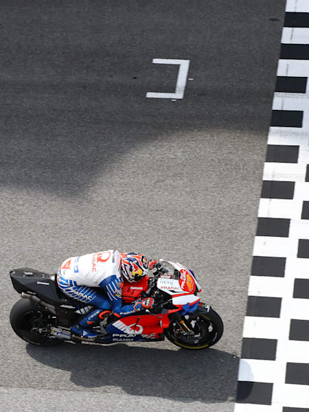 O Jack Miller κατά τη διάρκεια του MotoGP στη Sepang, Μαλαισία, 2020