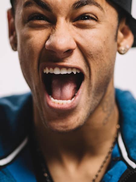 Neymar Jr during a photo shoot in Barcelona