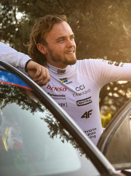 Oliver Solberg claimed a much-needed podium in Estonia