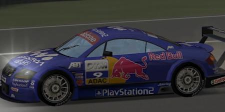 Una captura de pantalla de TOCA Race Driver para PlayStation 2 muestra el Abt Audi TT de Mattias Ekström.
