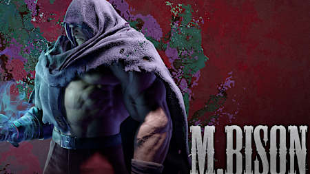 ‘Punished’ M. Bison from Street Fighter 6.