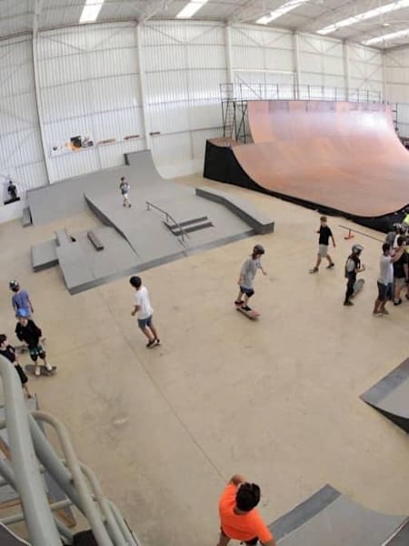 Molecada curtindo algumas das atrações do Sandro Dias Camp