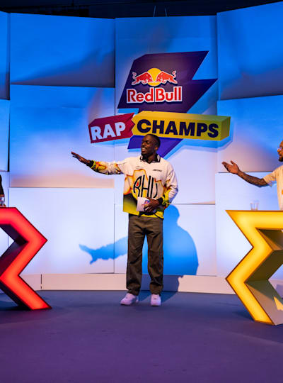 Goudtje, Swenny Paling, C.Smoke & Capital F.I. tijdens Red Bull Rap Duel 