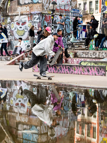 TJ Rogers tijdens Red Bull Drop in Tour in New York