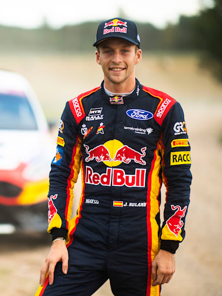 Jan Solans poses for a portrait during the World Rally Championship Estonia in Tartu, Estonia on September 5, 2020.