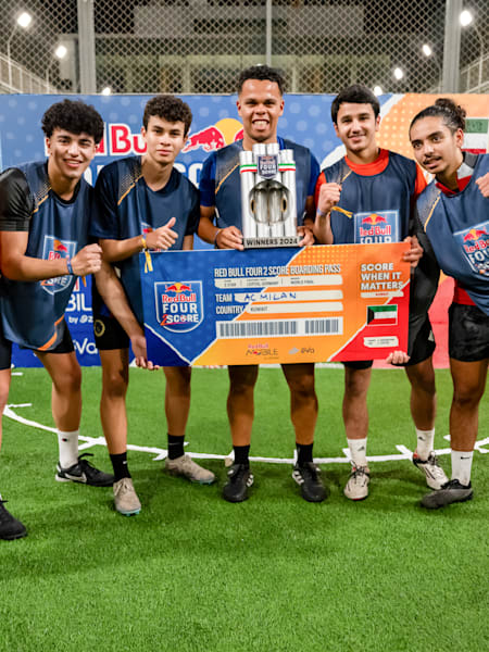 A Battle of Football Skills in Red Bull Four 2 Score Kuwait