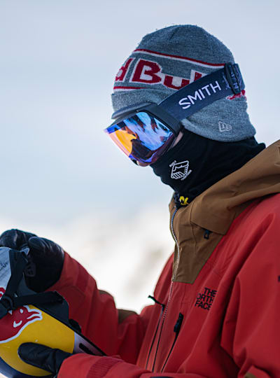 Markus Eder seen ready to perform in Klausberg ski resort, Italy on February 20, 2020.