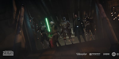 Screenshot aus Star Wars: Zero Company zeigt das Team