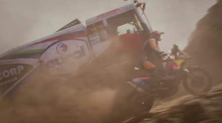 You can race many different vehicles in Dakar 18