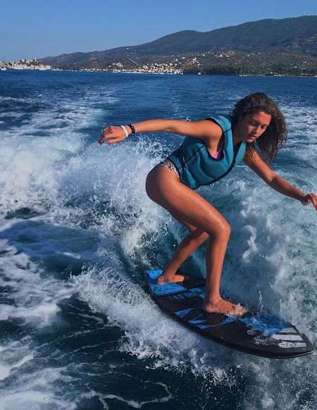 Learn to wakesurf while enjoying the picturesque views of Greece