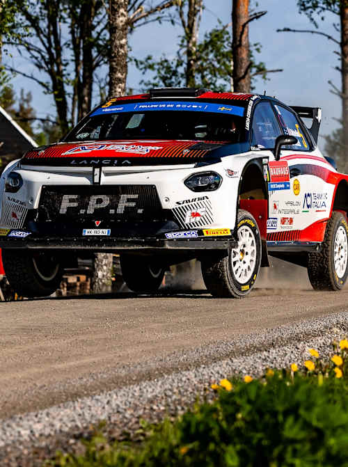 Mabellini tops the race to finish second in the ERC