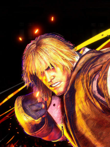 Ken lucha con un nuevo aspecto en Street Fighter 6.