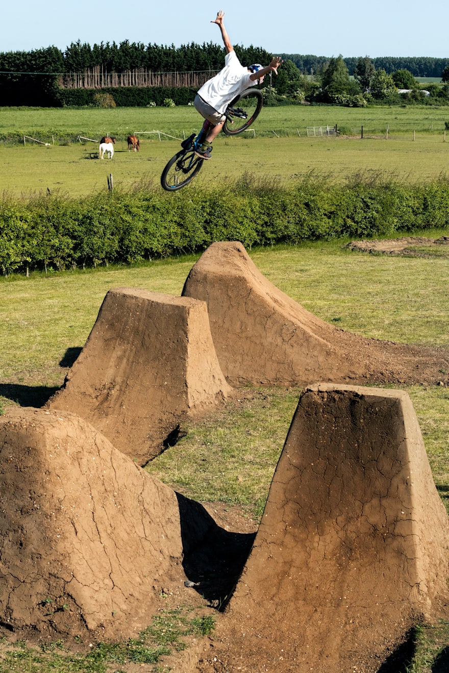 How Matt Jones Created The Perfect Backyard Bike Track