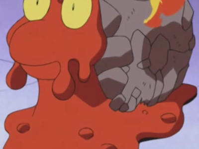 An image of the Magcargo Pokémon character