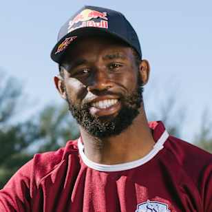 Siya Kolisi poses for a portrait at Red Bull Roots in Durban, South Africa, April 20, 2022