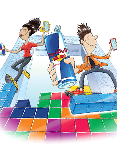 Red Bull Tetris KV with Can - static 