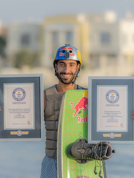Emirati Athlete Omeir Saeed Breaks two Guinness World Records
