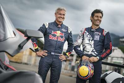 David Coulthard und Mark Webber während des F1 Grand Prix der Steiermark 2021.