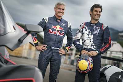 David Coulthard und Mark Webber während des F1 Grand Prix der Steiermark 2021.