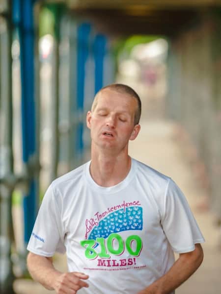 This guy ran 5 000km around the block