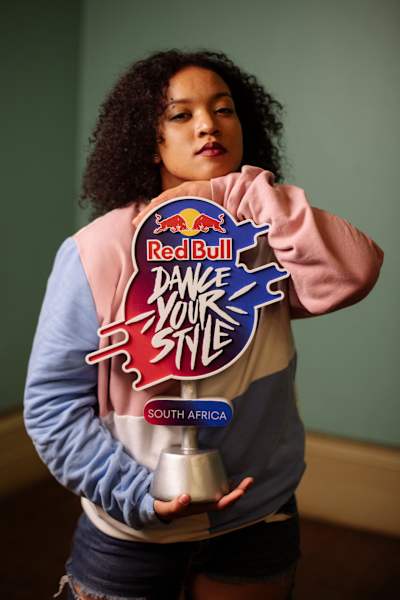 Shanny J poses for a poratrait at Red Bull Dance Your Style national final in Cape Town, South Africa on October 23, 2021