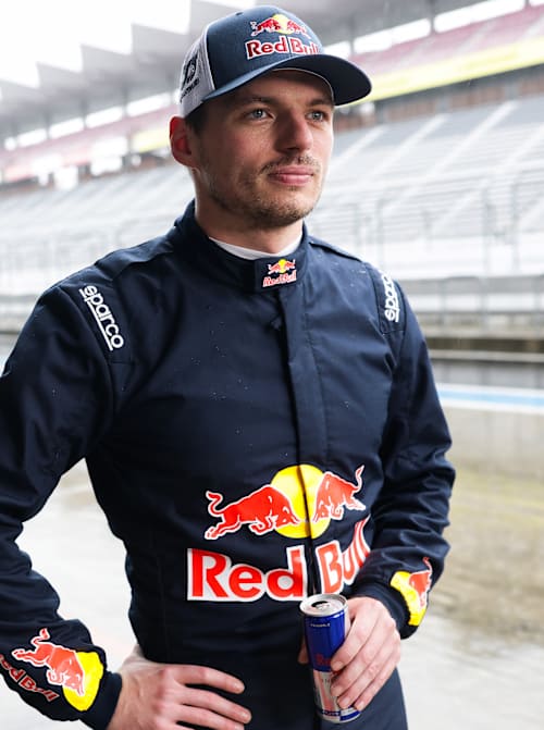 Max Verstappen standing next to the Nissan Z NISMO GT500 at Fuji Speedway in May, 2026.