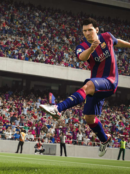 FIFA 16 : Lionel Messi de Barcelone dans le jeu vidéo de football.