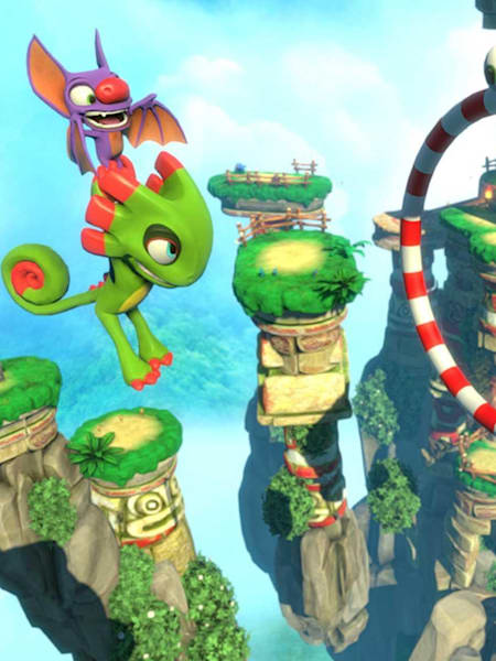 Une image du jeu vidéo indépendant Yooka-Laylee sur Nintendo Switch.