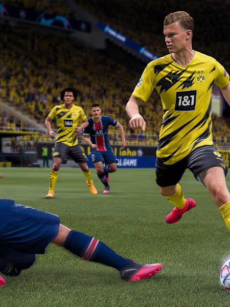 Haaland went from 73 in FIFA 20 to 84 in FIFA 21, but still doesn't feature