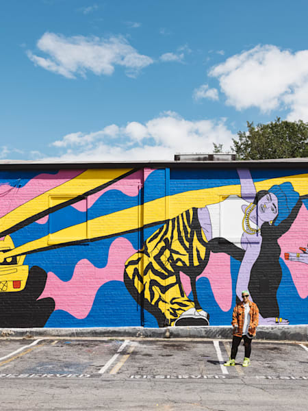 ArrrtAddict and her mural