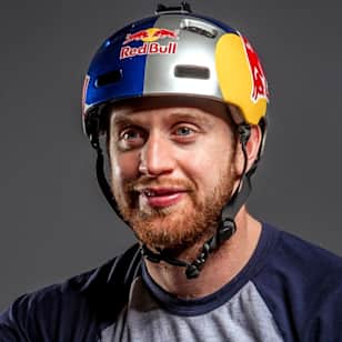 Portrait de Danny acAskill au Red Bull Athletes Shoot à Londres au Royaume-Uni en 2016.