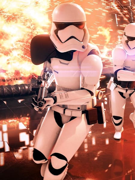 A screenshot from Star Wars Battlefront 2