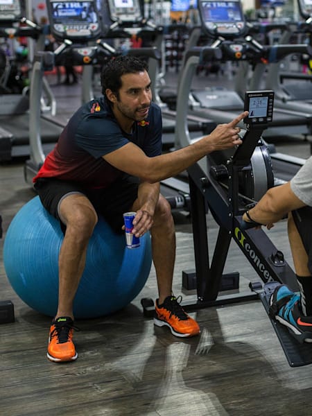Homero Díaz und Iván Ramirez beim Training