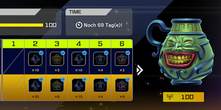 Die Übersicht über den Duel Pass von Master Duel