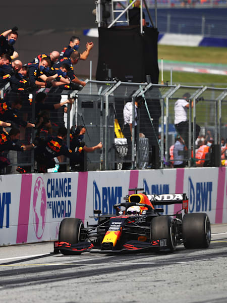 Cheering The Winner Across The Line