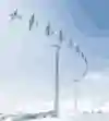 Arch beim Highspeed-Slalom am Tauernwindpark.