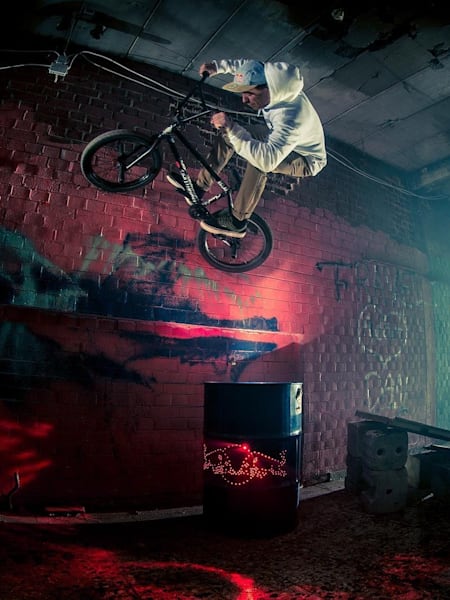 Bruno Hoffmann en Teufelsberg durante la filmación de Devil's Voice.