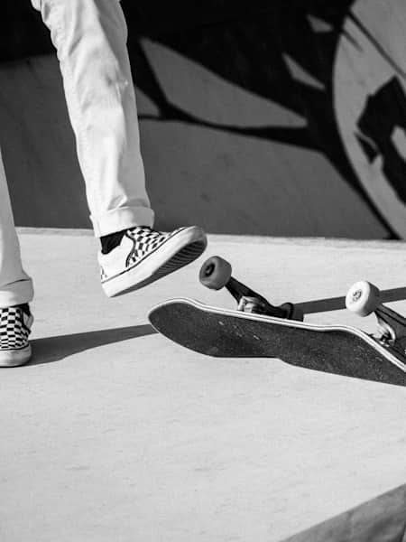 Detail shot taken at the at the Red Bull Bowl Rippers in Marseille, France on September 1, 2018