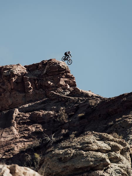 Thomas Genon at Red Bull Rampage 2018 in Virgin, Utah